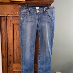 Hudson Collin Flap Skinny Jean Ankle Sz 28